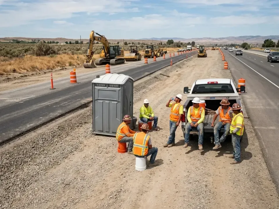 highway-road-construction-crew-007 — frequently asked questions, Porta Potty and Restroom Rentals in Atwater, CA